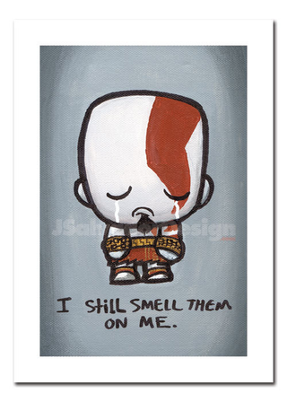 Illustration for article titled The Saddest Little Nathan Drake & Kratos I've Ever Seen
